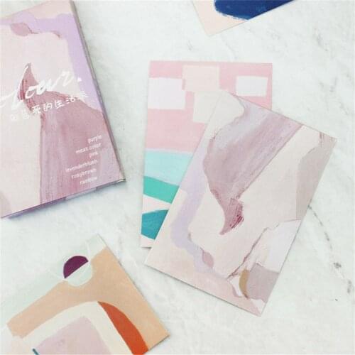 28pcs Creative Colorful Life Greeting Cards Postcard Birthday Card Letter Paper Weekly Plan Card Envelope Card Party Invitations