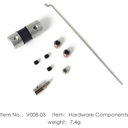 Flytec V008-03 Internal Hardware Components Spare Parts For V008 Jet Pump RC Boat