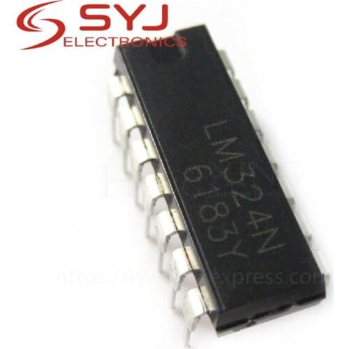 10pcs/lot LM324N LM324 DIP-14 In Stock