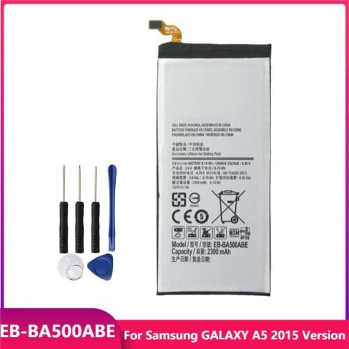 Original Phone Battery EB-BA500ABE For Samsung GALAXY A5 2015 Version Replacement Rechargable Battery 2300mAh With Free Tools