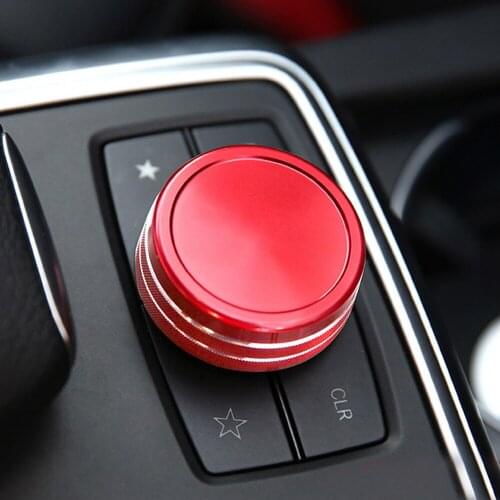 Car Multimedia Knob Decoration/Multimedia Control Knob Cover Fit For Mercedes Benz A B E GLC GLA GLK GLE ML GL Class