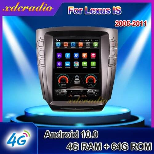 Xdcradio 10.4" Android 10.0 For Lexus IS IS250 IS300 IS350 Car Radio Car Multimedia Player Auto GPS Navigation Stereo 2005-2011
