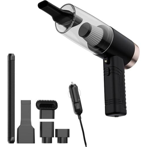 Wireless car vacuum cleaner rechargeable handheld vacuum cleaner for home car portable mini cyclone strong suction