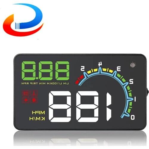 Head Up Display HUD Display D3000 Car OBD OBD2 Car Projector Digital Speedometer Car Speed Security Alarm PK A200