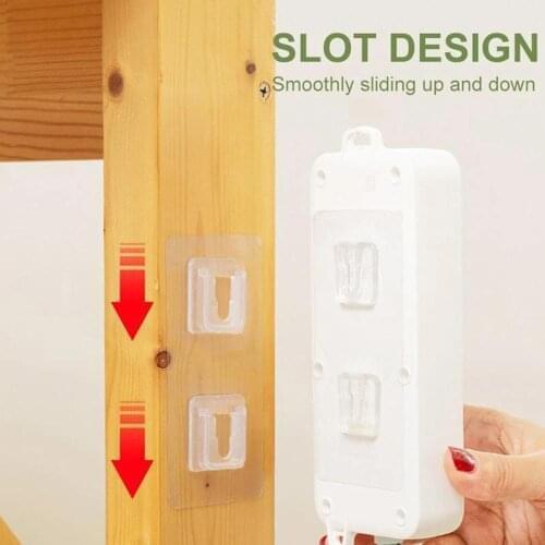 Double-Sided Adhesive Wall Hooks Hanger Strong Transparent Hooks Suction Cup Sucker Wall Storage Holder For Kitchen Bathroo