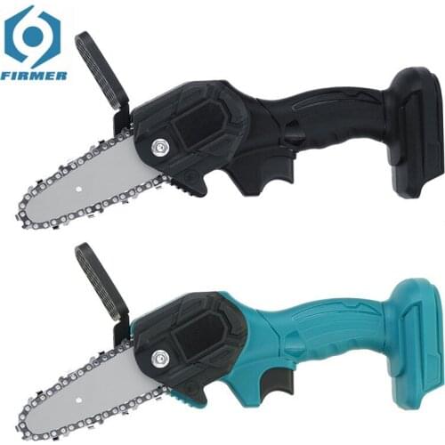 4 Inch 800W Electric Chain Saw Handheld Chainsaw Rechargeable Logging Saw Pure Copper Brushed Motor For Makita Battery