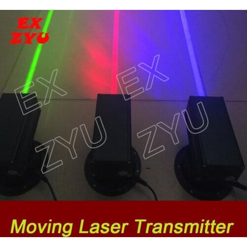 EXZYU moving laser transmitter real life escape room lasers moving in 180 degree for laser array or maze the chamber room