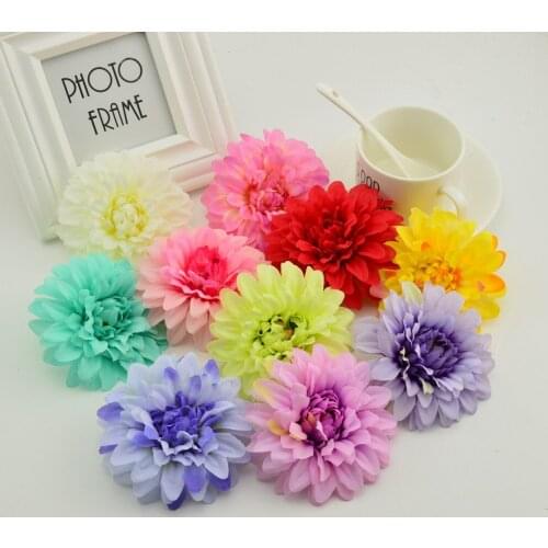 Silk gerbera head wedding& home decoration DIY make door wreath flower wall party birthday flowers cheap artificial flower daisy
