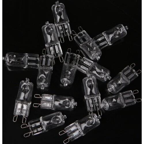 G9 Halogen Bulb Light Transparent Lamp 25W 230V 2800K Warm White Super Bright Drop Ship Support