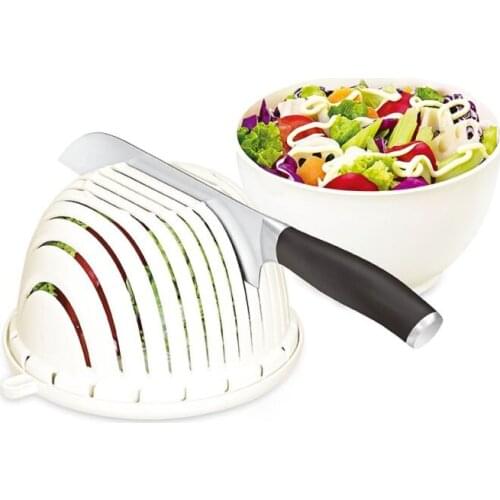 Kitchen Gadge Kitchen Accessories Creative Multifunctional Drain Bowl Salad Bowl Salad Machine Fruit And Vegetable Cutting Bowl