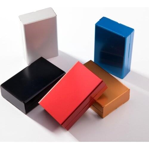 New Ultra Thin Fashion Storage 20 Cigarettes Creative Personality Metal Cigarette Box Gift Box Storage box