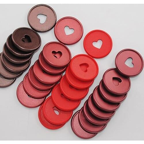 20pcs 35mm Mushroom Planner Binding Discs Mushroom Binder Rings Discs Binder Notebook Binding Ring Office and School Supplies
