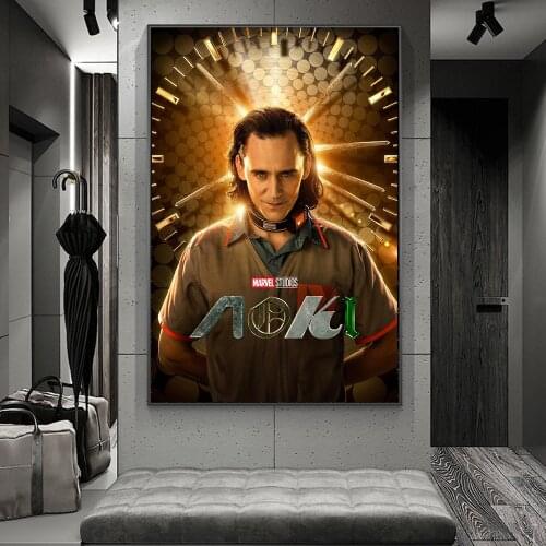 Marvel TV Show Loki Wall Art Posters and Prints Superhero Canvas Paintings on the Wall Decorative Picture Home Wall Decor Cuadro