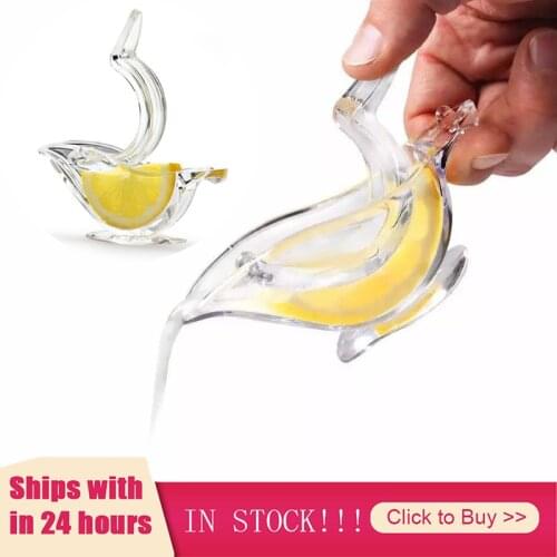 Lemon Juicer Manual Transparent Fruit Juicer Home Kitchen Bar Gadget Manual Citrus Juicer Hand Orange Squeezer Machine Tool Clip