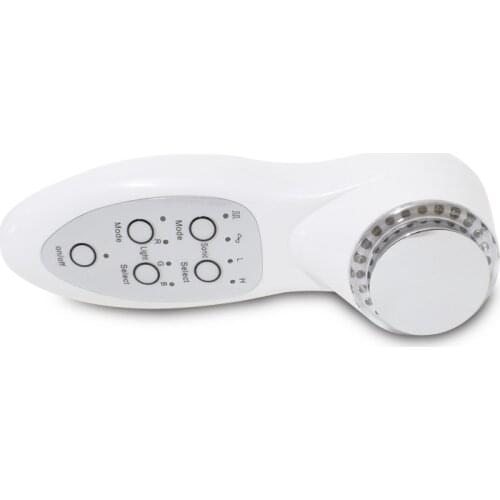 7 colors Ultrasound Photon LED Anti Aging Face Skin Wrinkle Removal Facial Massager Deep Cleansing Nutrition Import Device