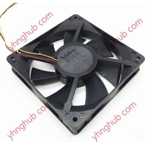 Nidec D12T-12PM 29B DC 12V 0.16A 120x120x25mm Server Cooling Fan