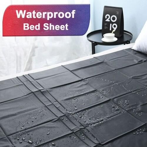 Waterproof Adult Bed Sheets S-e-x PVC Vinyl Mattress Cover Allergy Relief Bed Bug Hypoallergenic S-e-x Game Bedding Sheets