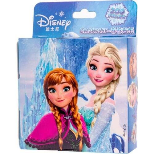 200pcs/set Disney Frozen Princess Cartoon Cute Stickers Children Paste Paper Creative Paper Decoration Scroll Sticker
