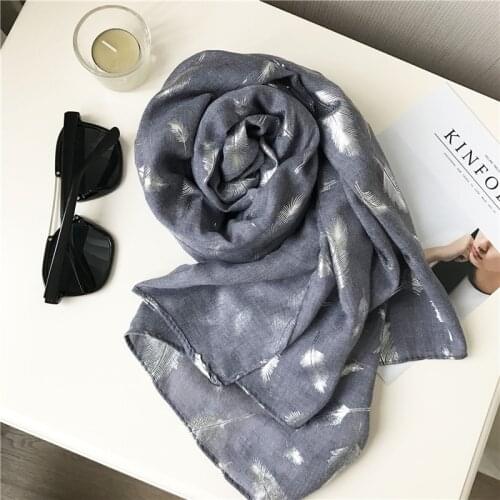 2017hot simply pure print feather tassels shawls Muslim hijab woman scarves pashmina bandana silk scarf Free Shipping 10pcs/lot