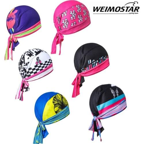 2021 Weimostar Cycling Headwear Women MTB Breathable Cycle Headscarf Mountain Bike Bicycle Racing Sport Headband Biking Hat CD-4