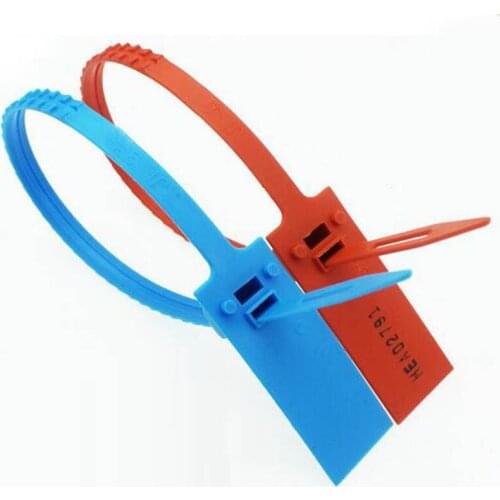30pcs plastic seal cable tie lable disposable anti-theft 340mm for bank container truck logistics