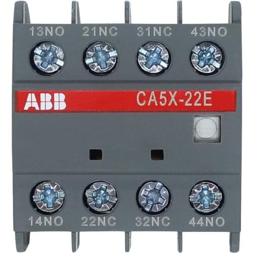 ABB Front-mounted instantaneous auxiliary contact blocks CA5-22E CA5X-22E CA5X-31E