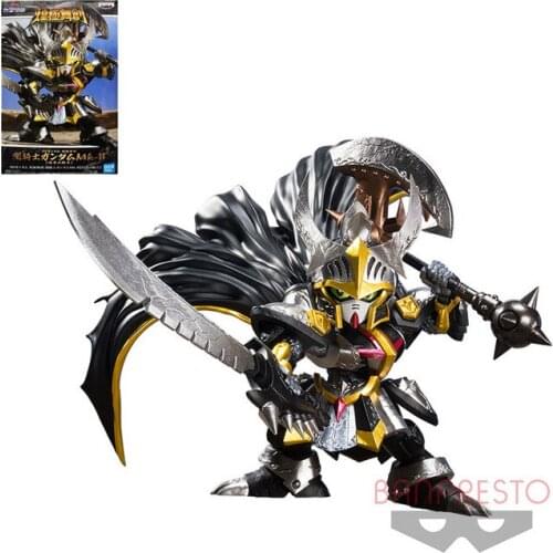 BANDAI SD Warrior Gundam Mk-2 Round Table Dark Knight Model Kids Assembly Toy Robot Anime Action Figure Collections Puzzle Gifts