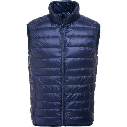 Brand 90% Duck Down Vest Ultra Light Duck Down Waistcoat Sleeveless Jacket autumn Winter Coat J0029