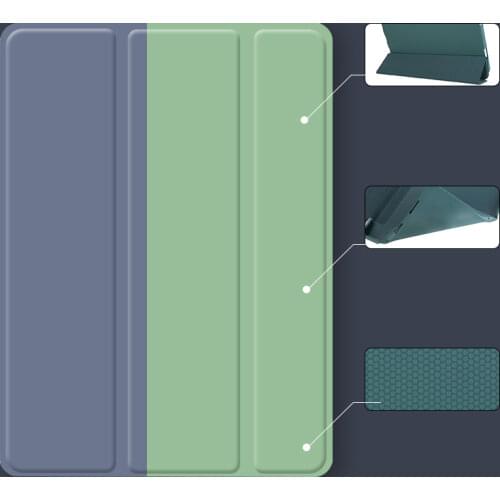For Huawei Matepad 10.4 2020 Tablet Case for Huawei Matepad 10.4'' BAH3-W09 BAH3-AL00 Leather Cover Trifold Stand Funda Shell