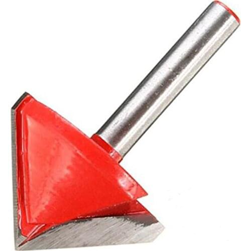 Mill 3D Router Bits Engraving V Groove Bit CNC Tungsten End for Woodworking MDF Milling Cutter 90 Degree Engraving Bits