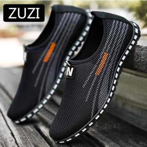 ZUZI High Quality 2021 New Fashion Mesh Breathable Comfortable Spring Summer Casual Shoes Men Shoes Sneakers