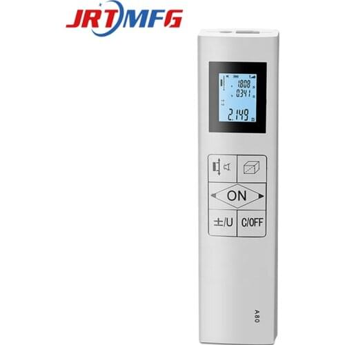 JRTMFG Laser Rangefinder New Double Measure Bidirectional Laser Distance Meter Handheld Digital USB Rechargeable Laser Measure