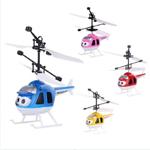 Mini Induction RC drone Infrared Sensor Helicopter Electronic plane Quadcopter Model Suspended Cartoon dron gift Children toys
