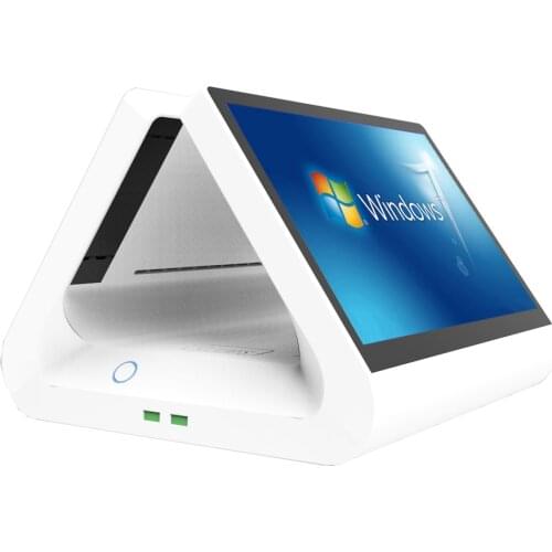 Fashion style cash register epos system 12inch dual screen smart pos system for sale