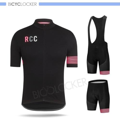 New Cycling Clothing Man Short Sleeve Jersey Set 2020 Rcc Custom Road Bike Training Wear Maillot Ropa Ciclismo Hombre Breathable