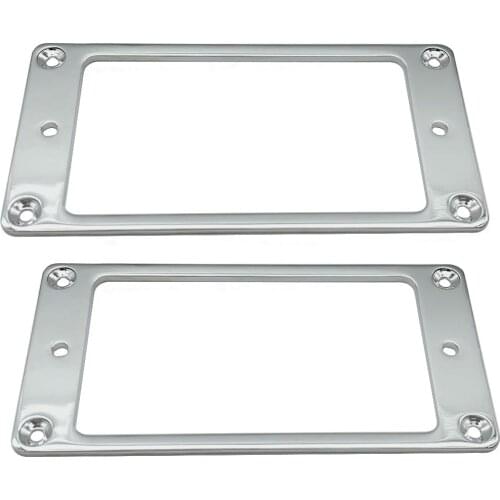 NEW 2PCS Metal Guitar Pickup Frames Humbucker Pickup Rings