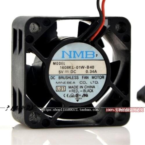 Original 1608KL-01W-B40 5V 0.34A 4020 4CM switch server cooling fan