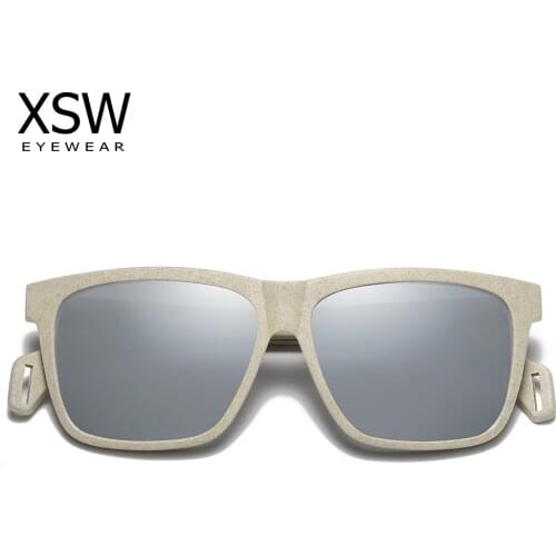 XSW Brand Natural Biodegradable Material Unisex Style Polaroid Polarized Sunglasses UV400
