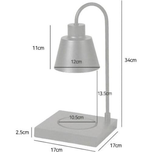 Korean Style Candle Lamp Night Light Melting Wax Lamp Dimmable Oil Diffuser Elegant Simple Decoration Maison Table Decor EB50ZT