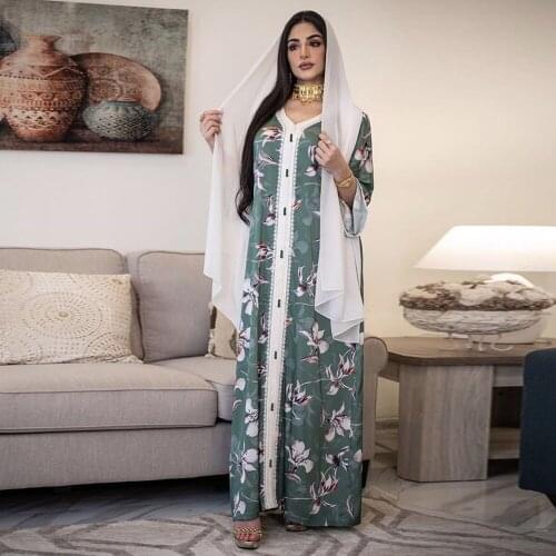 U-cn Robe Musulman De Mode Femme Satin Kaftan Dubai Abaya Muslim Fashion Hijab Dress Turkey Dresses Abayas For Women Vestidos