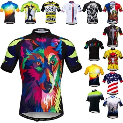 Weimostar Breathable Cycling Jersey Men 2021 Pro Team Bicycle Clothing Anti-UV mtb Bike Jersey Quick Dry Cycling Shirt Uniforme