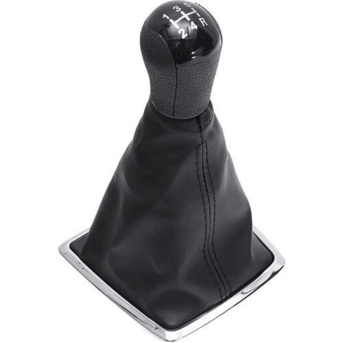 5 Speed Gear Shift Collars Car Gear Shift Knob Stick Lever Gaitor Gaiter Boot Cover For Ford Focus MK2 2005-2008