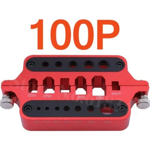 100PCS Aluminum Soldering Insulate Station Hobby for XT60 XT90 Deans Banana Plug Connector RC Tools