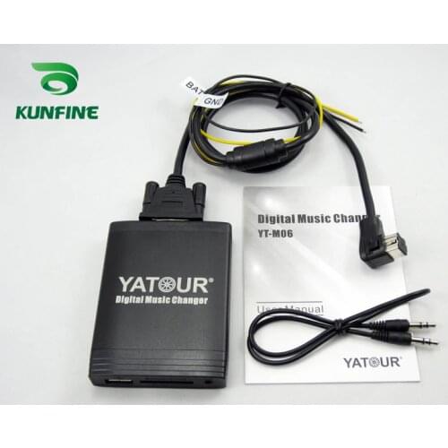 Car Digital Music Changer Adapter USB SD Aux MP3 Interface Car Stereo Radio For Pioneer Bluetooth Phone And Controller Optional