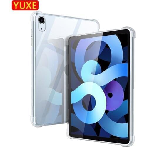 Cover For Amazon Kindle Fire HD 10 HD10 2015 2017 2019 10.1 inch Tablet Case TPU Silicon Transparent Slim Airbag Cover Anti-fall