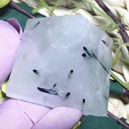 Black tourmaline pyramind