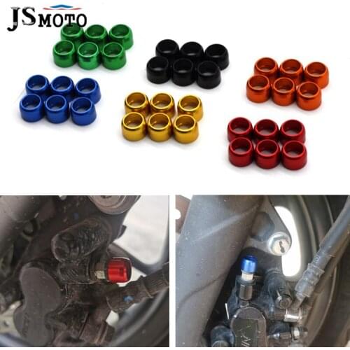 For SUZUKI GSR 600 700 750 gsr600 700 750 Motorcycle CNC Aluminum Brake Caliper Screw Decorative Cover Protector Accessories