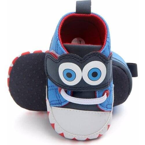 Canvas Infant Baby Girls Boys Toddler Shoes Causal Anti-slip Soft Sole Crib Newborn Moccasins Prewalker Non-slip Sneakers 0-18M
