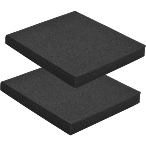 2 Packs High Density Acoustic Isolation Foam Isolation Pads 30 * 27cm Usable Area for Studio Monitor Speaker