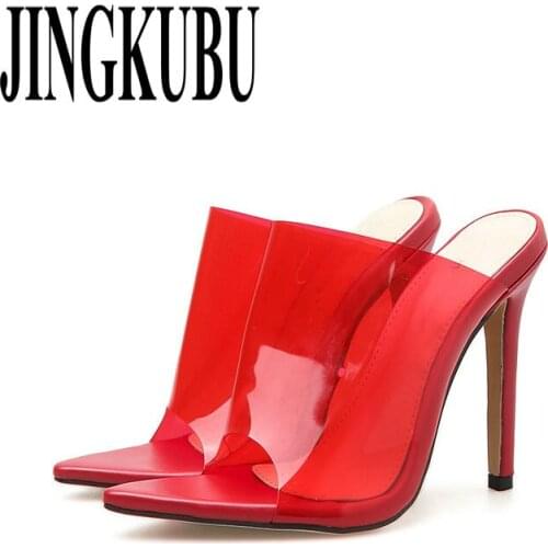 Женские туфли с открытым носом JINGKUBU China At AliExpress